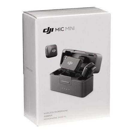 MIC DJI MINI WIRELESS ( 2 TRANSMITTERS + 1 RECEIVER ) WITH CHARGING CASE 2
