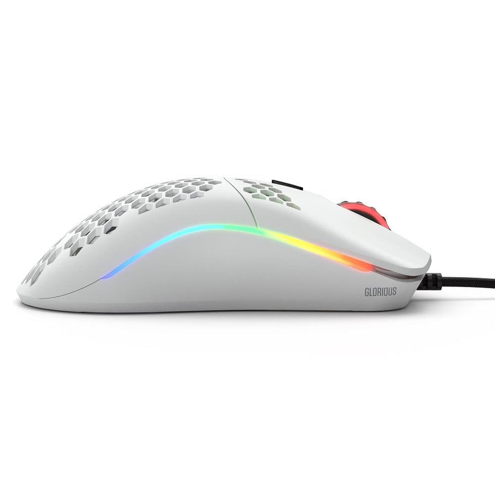 MOUSE GLORIOUS MODEL O WIRED MATTE WHITE 2