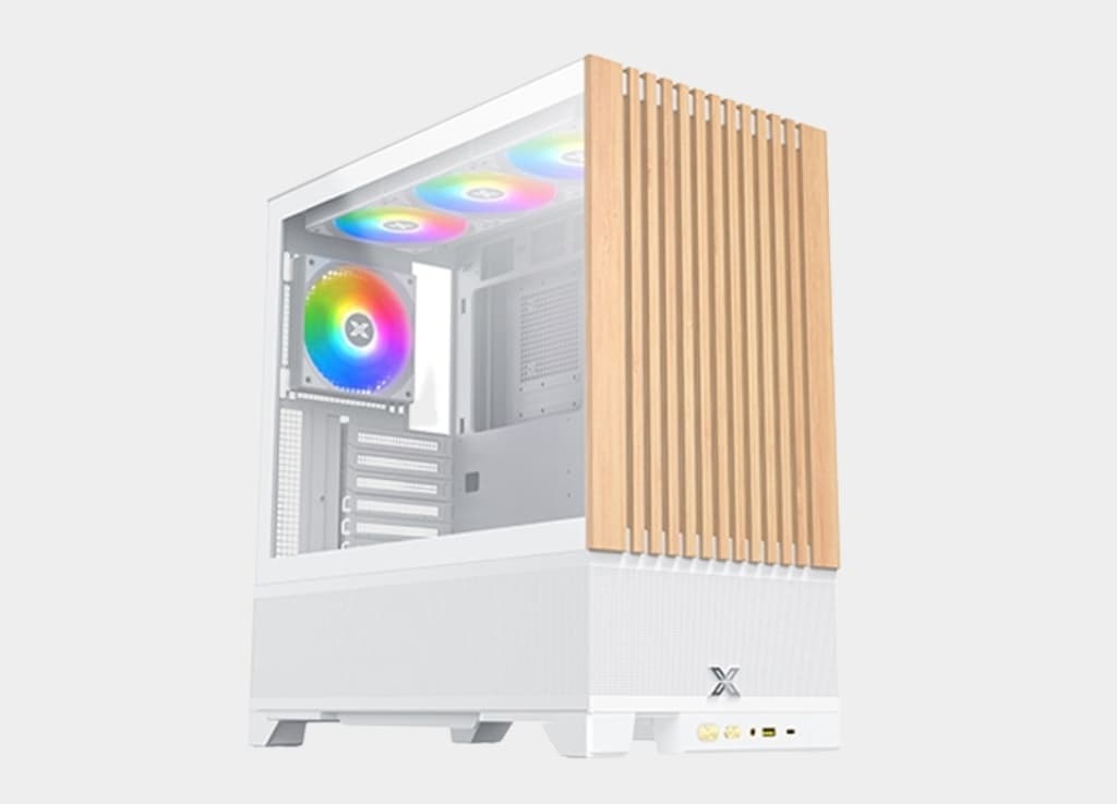 CASE XIGMATEK ENDORPHIN WD WHITE WITH 4 FANS ARGB