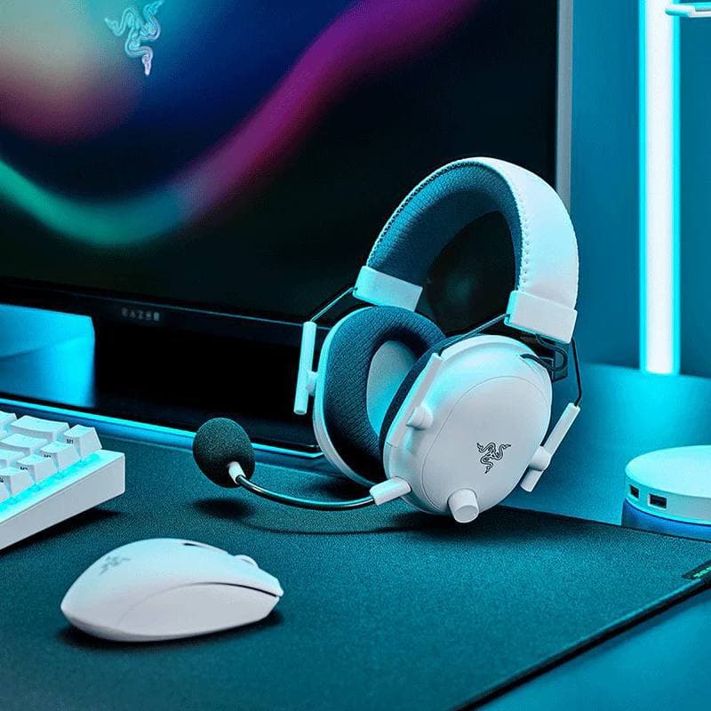 HEADSET RAZER BLACKSHARK V2 PRO WHITE WIRELESS + BLUETOOTH 2