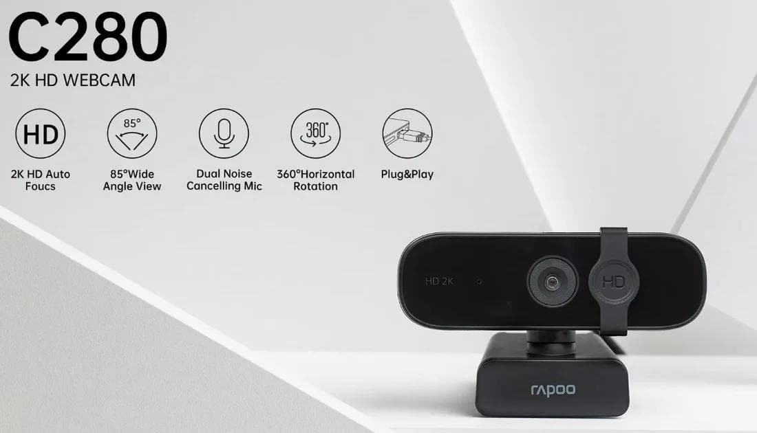 WEBCAM RAPOO C280 2K 3