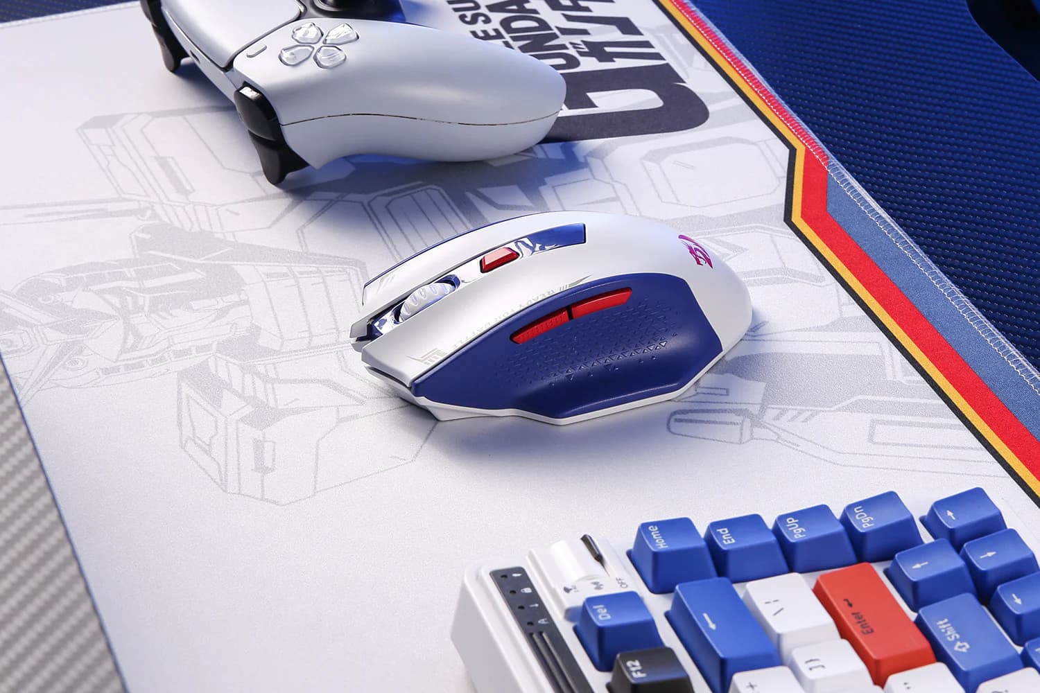 MOUSE REDRAGON M994 WOKI WHITE WIRE + WIRELESS + BLUETOOTH 2