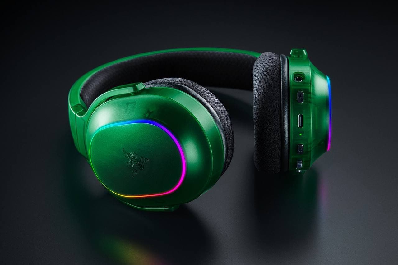 HEADSET RAZER BARRACUDA X PHANTOM GREEN EDITION WIRELESS + BLUETOOTH 3