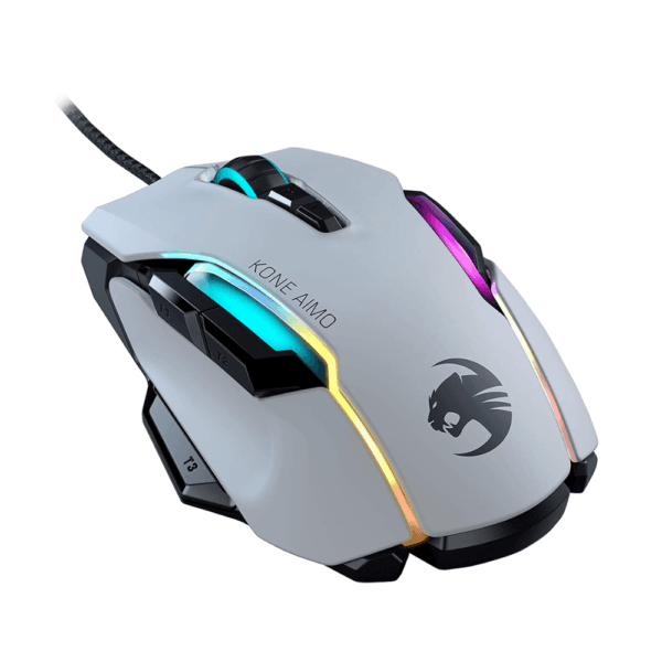 MOUSE ROCCAT KONE AIMO WHITE WIRED 2