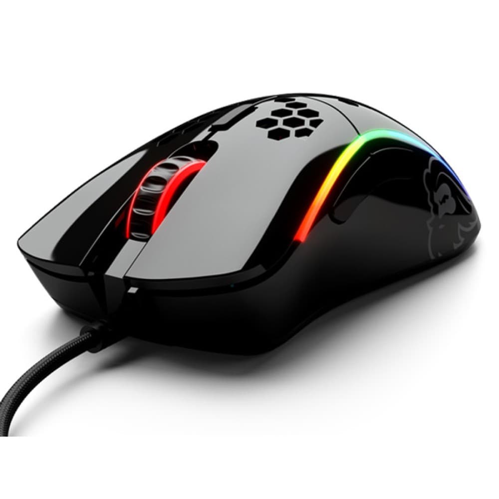 MOUSE GLORIOUS MODEL D MINUS WIRED GLOSSY BLACK 3