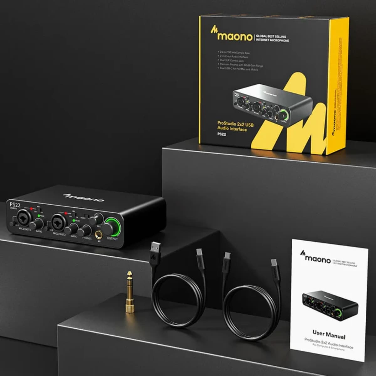 MAONO AUDIO INTERFACE PS22 3