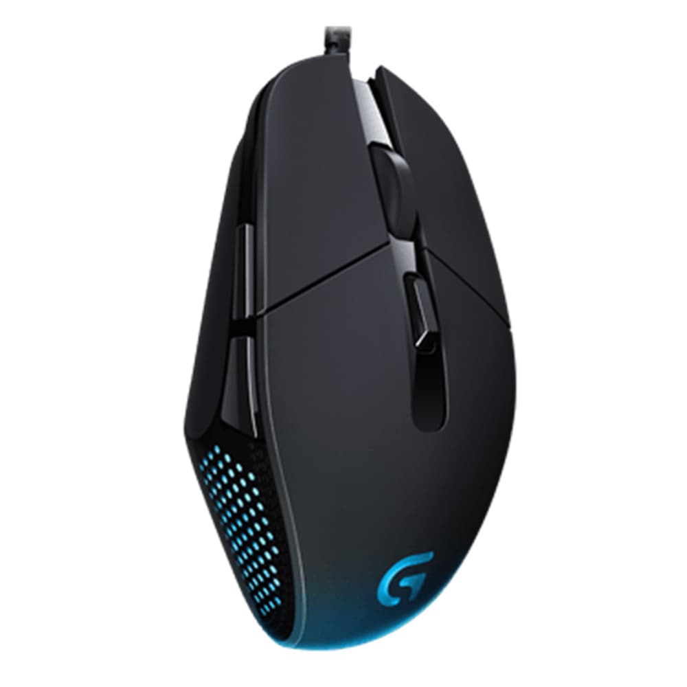 MOUSE LOGITECH G302 DAEDALUS BLACK WIRED 2