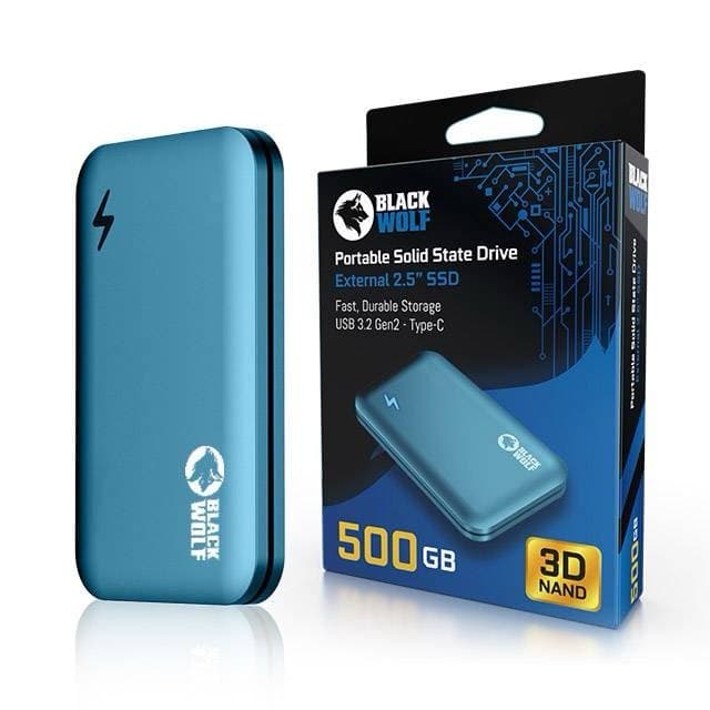 SSD EXTERNAL BLACK WOLF 500GB USB