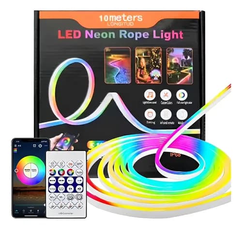 LED NEON IC-RGB LONGITUD ROPE LIGHT 10M