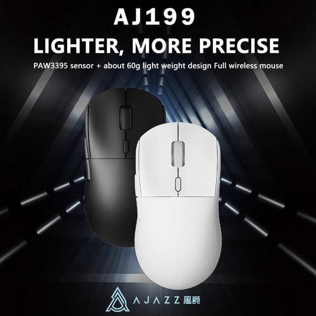 MOUSE AJAZZ AJ199 WHITE EDITION WIRELESS 2