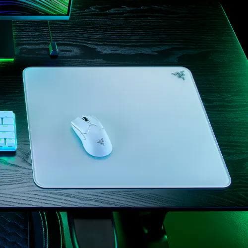 MOUSE PAD RAZER ATLAS GLASS WHITE 450X400MM