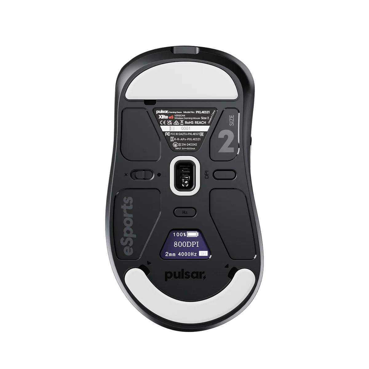 MOUSE PULSAR XLITE V4 ESPORTS SIZE 2 WIRELESS PXL4ES21 3