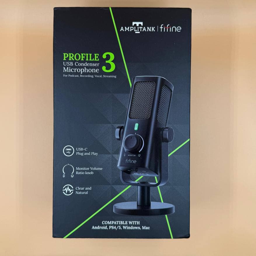 MIC FIFINE PROFILE 3 USB CONDENSOR 3