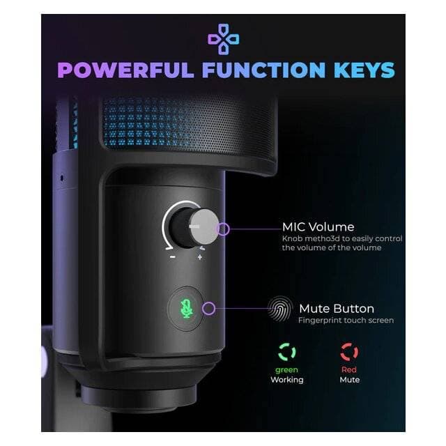 MIC FIFINE T669 PRO 3 RGB USB 2