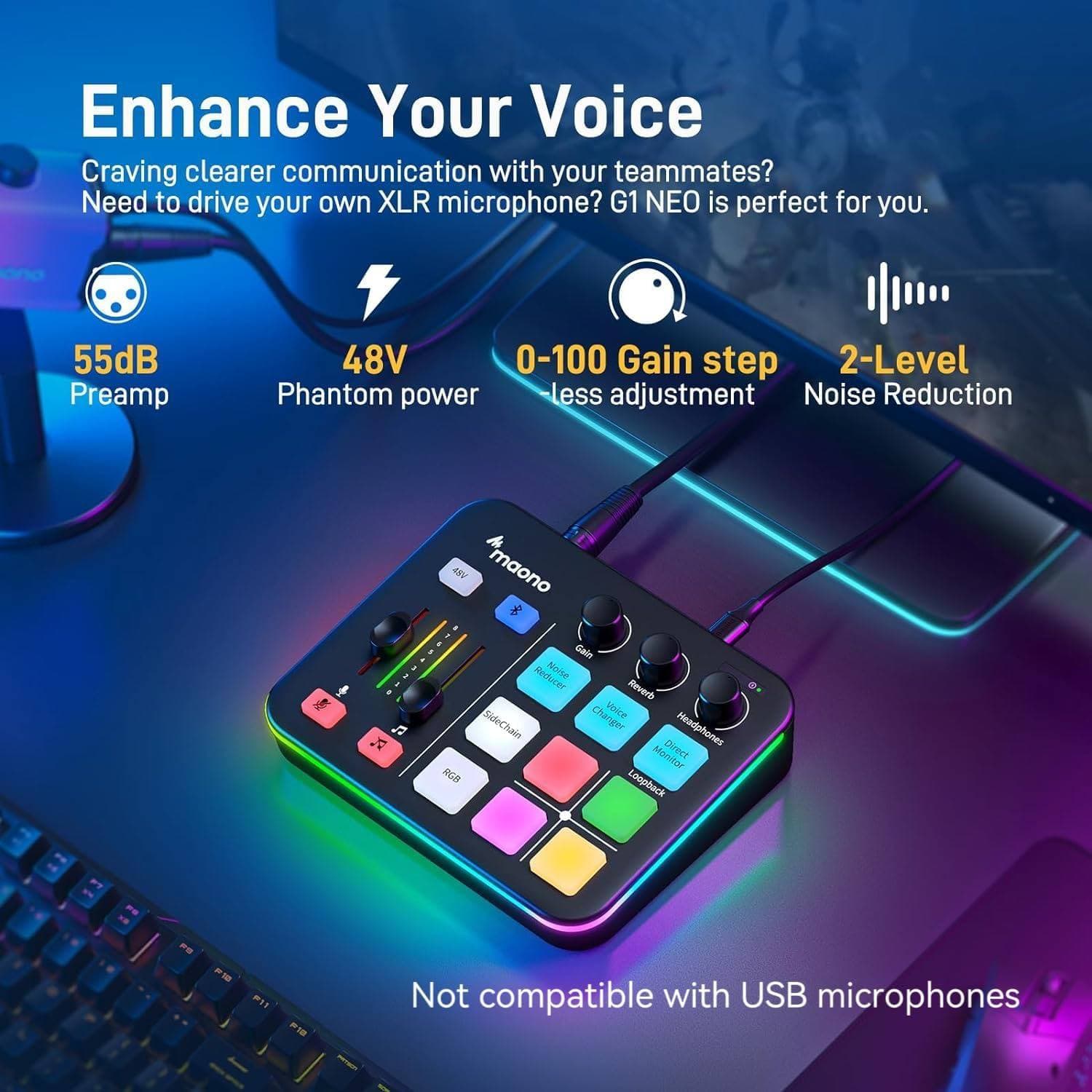 MAONO G1 NEO AUDIO MIXER 4