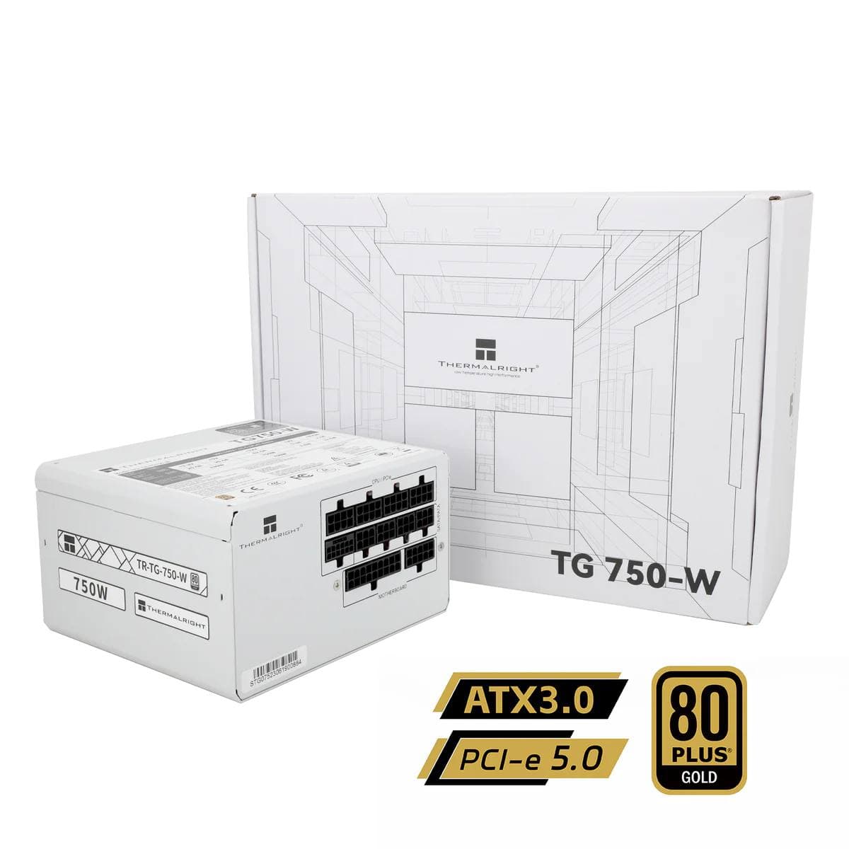 PSU THERMALRIGHT 750W GOLD FULL MODULAR WHITE