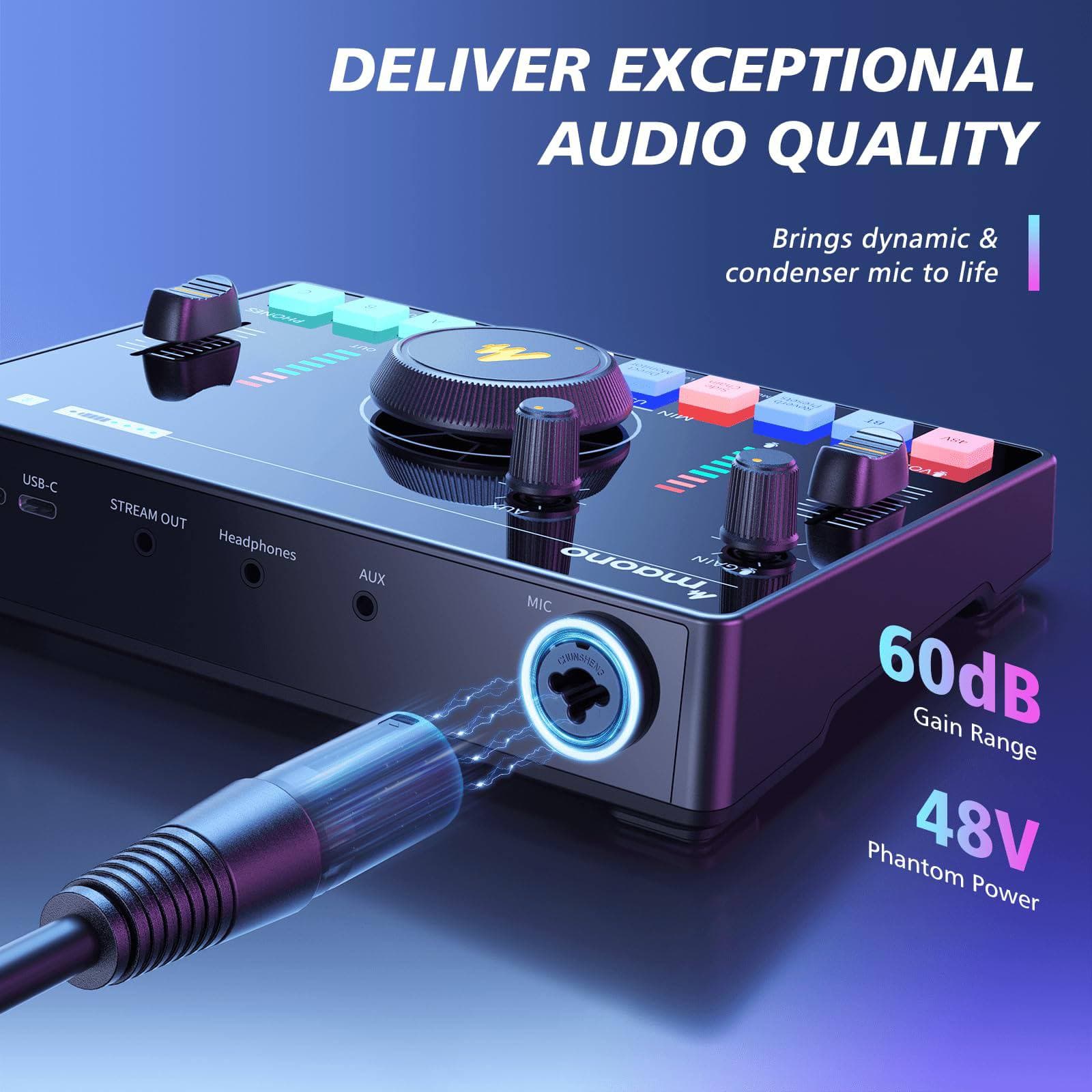MAONO C2 NEO AUDIO MIXER + SOUND CARD 2