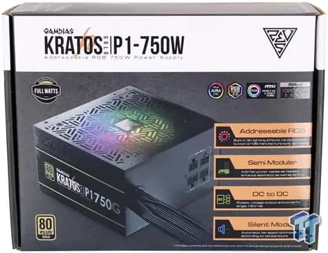 PSU GAMDIAS KRATOS P1-750W GOLD SEMI MODULAR
