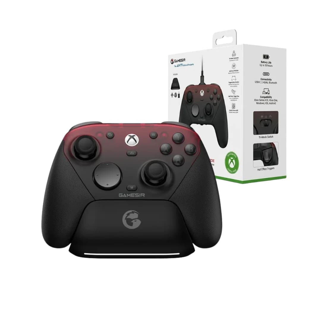 GAMING CONTROLLER GAMESIR G7 PRO BLACK TRI-MODE ( WIRE + WIRELESS + BLUETOOTH ) FOR PC/XBOX