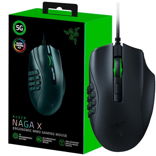 MOUSE RAZER NAGA X MMO WIRED 2