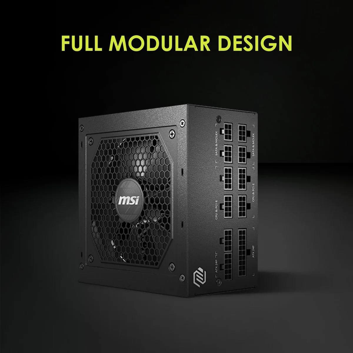 PSU MSI A750GL 750W GOLD PCIE5 BLACK FULL MODULAR 2