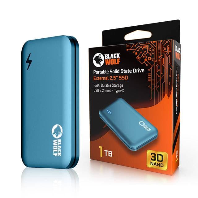 SSD EXTERNAL BLACK WOLF 1TB USB