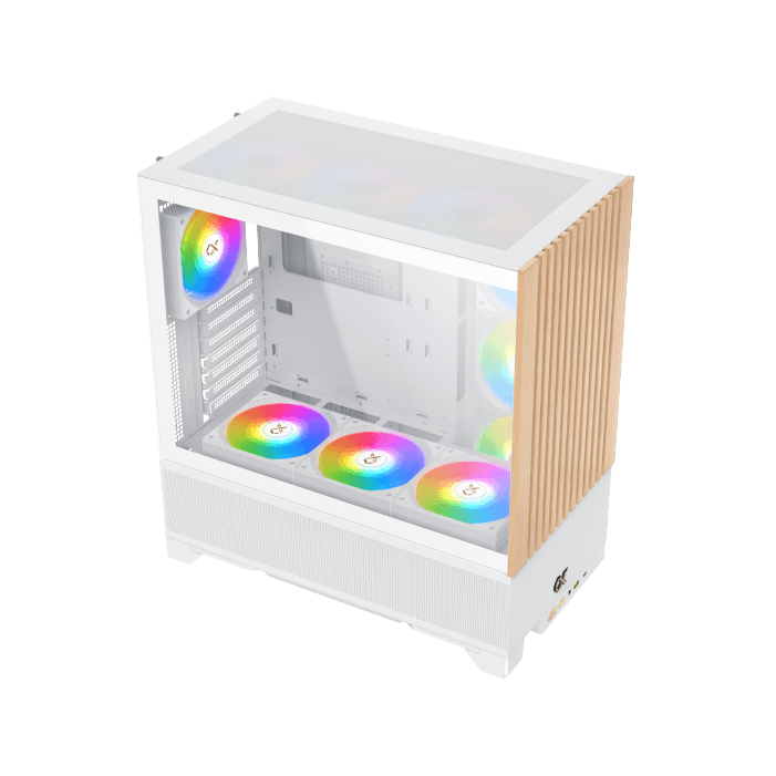 CASE XIGMATEK ENDORPHIN WD WHITE WITH 4 FANS ARGB 2