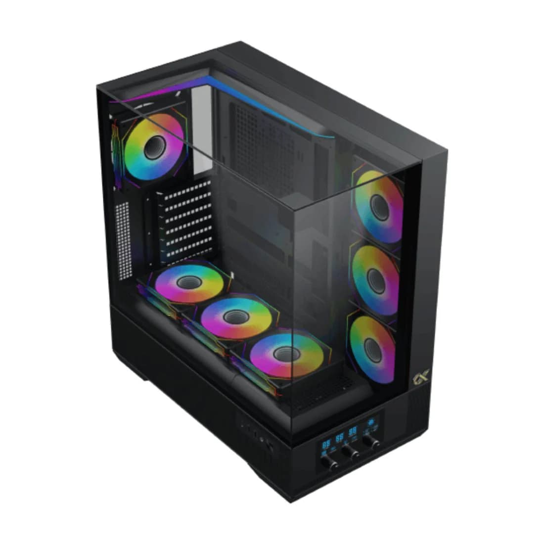 CASE XIGMATEK VISION BLACK WITH 7 FANS ARGB 2
