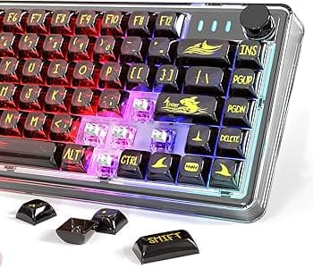 KEYBOARD ATTACK SHARK K75 BLACK 2