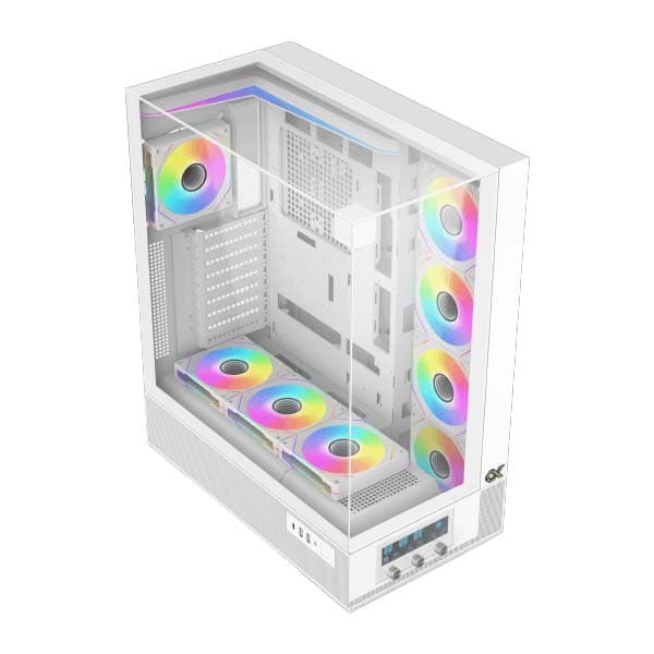 CASE XIGMATEK VISION PRO ARCTIC WITH 8 FANS ARGB