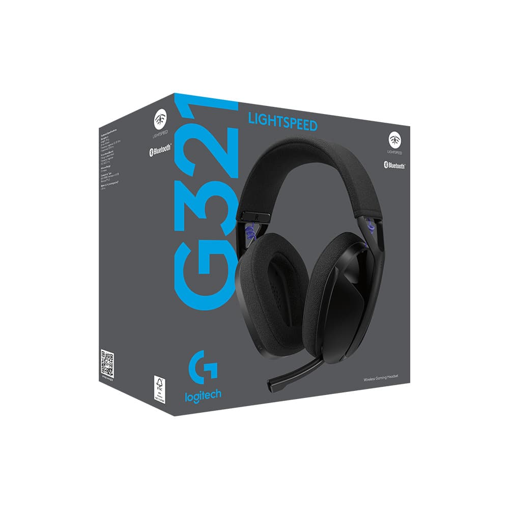 HEADSET LOGITECH G321 BLACK WIRELESS