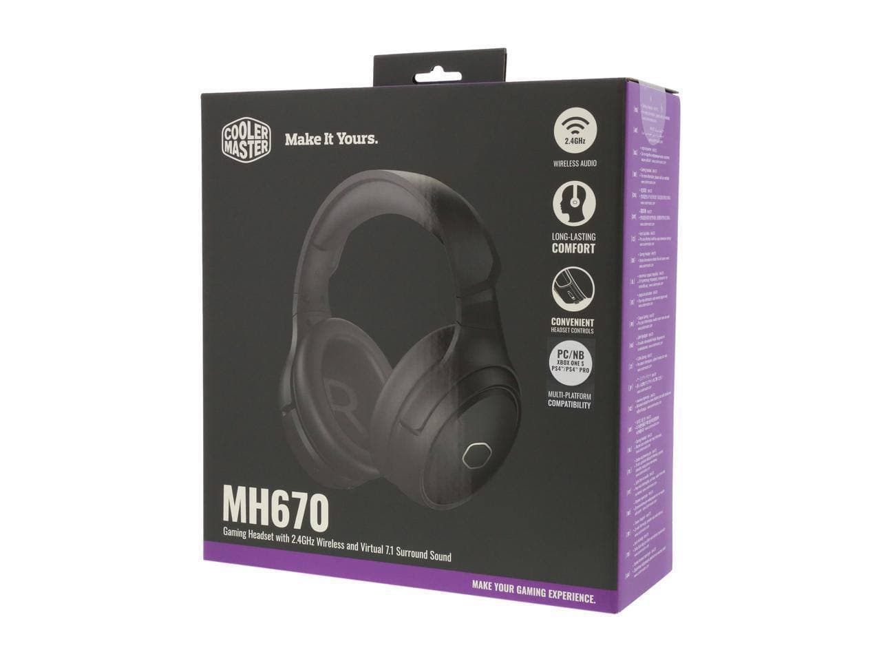 HEADSET COOLER MASTER MH670 WIRELESS 2