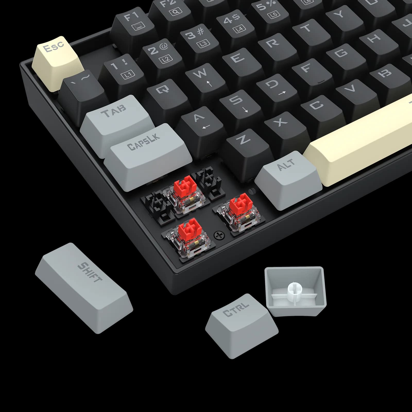KEYBOARD REDRAGON K552LGY KUMARA 2