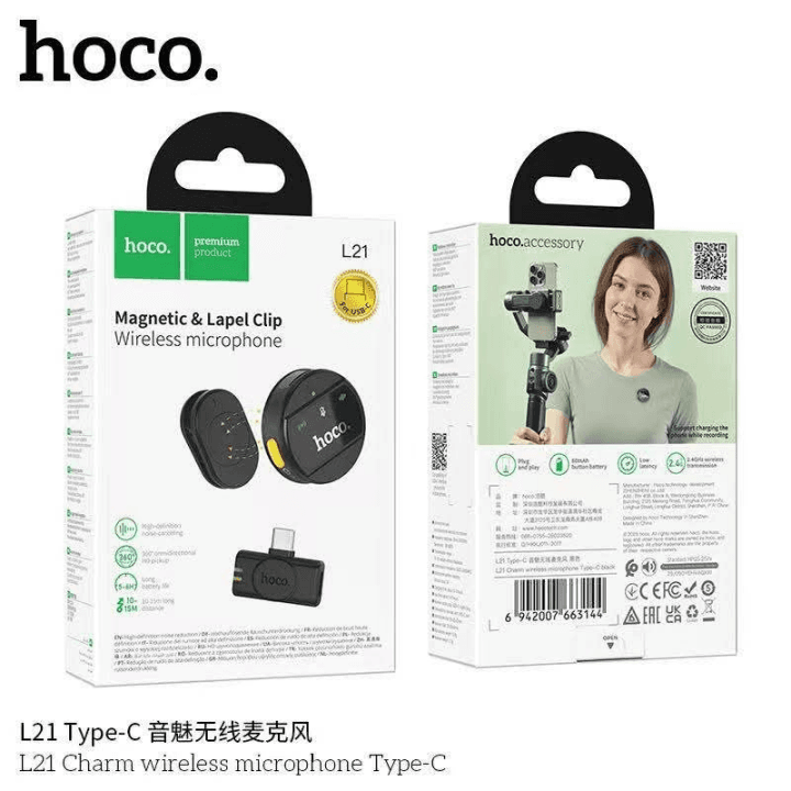 MIC HOCO L21 WIRELESS TYPE C 3