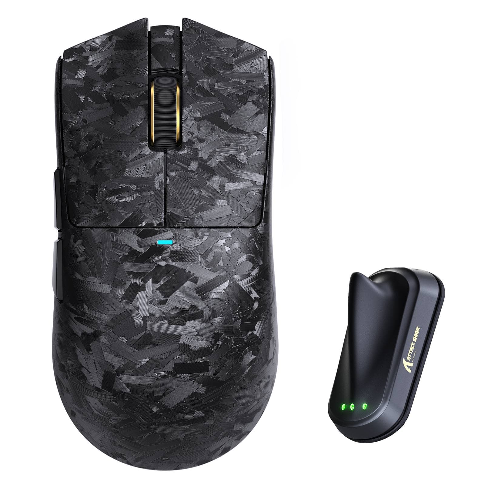 MOUSE ATTACK SHARK X11 ULTRA 8K BLACK WIRE + WIRELESS + BLUETOOTH 3