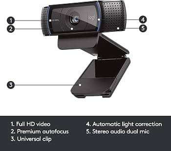 WEBCAM LOGITECH C920 PRO FULL HD 2
