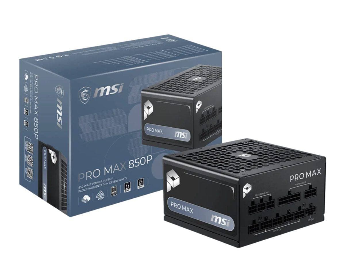 PSU MSI PRO MAX 850P PLATINUM 850W FULL MODULAR PCIE 5.1 ATX 3.1