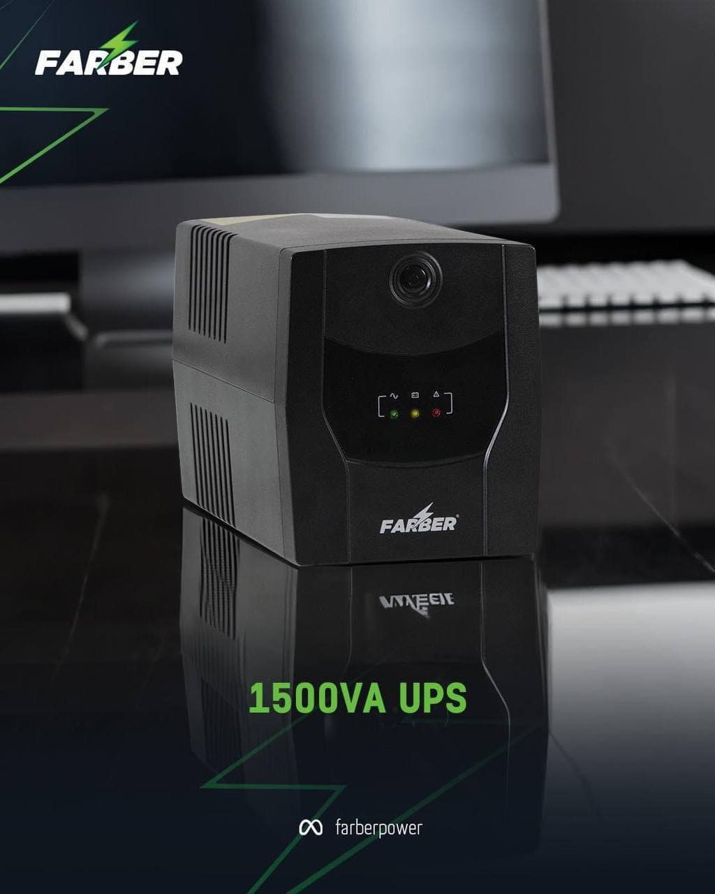 UPS FARBER OFFLINE 1500VA 12V9A