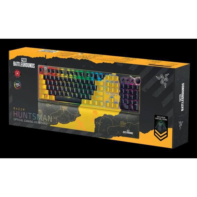 KEYBOARD RAZER HUNTSMAN V2 OPTICAL WIRED PUBG EDITION