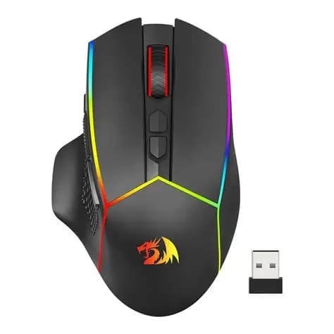 MOUSE REDRAGON M814 AXE PRO BLACK WIRE + WIRELESS + BLUETOOTH 3