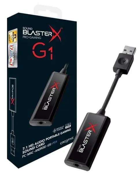 SOUND CARD CREATIVE SOUND BLASTER X G1 + DAC 3