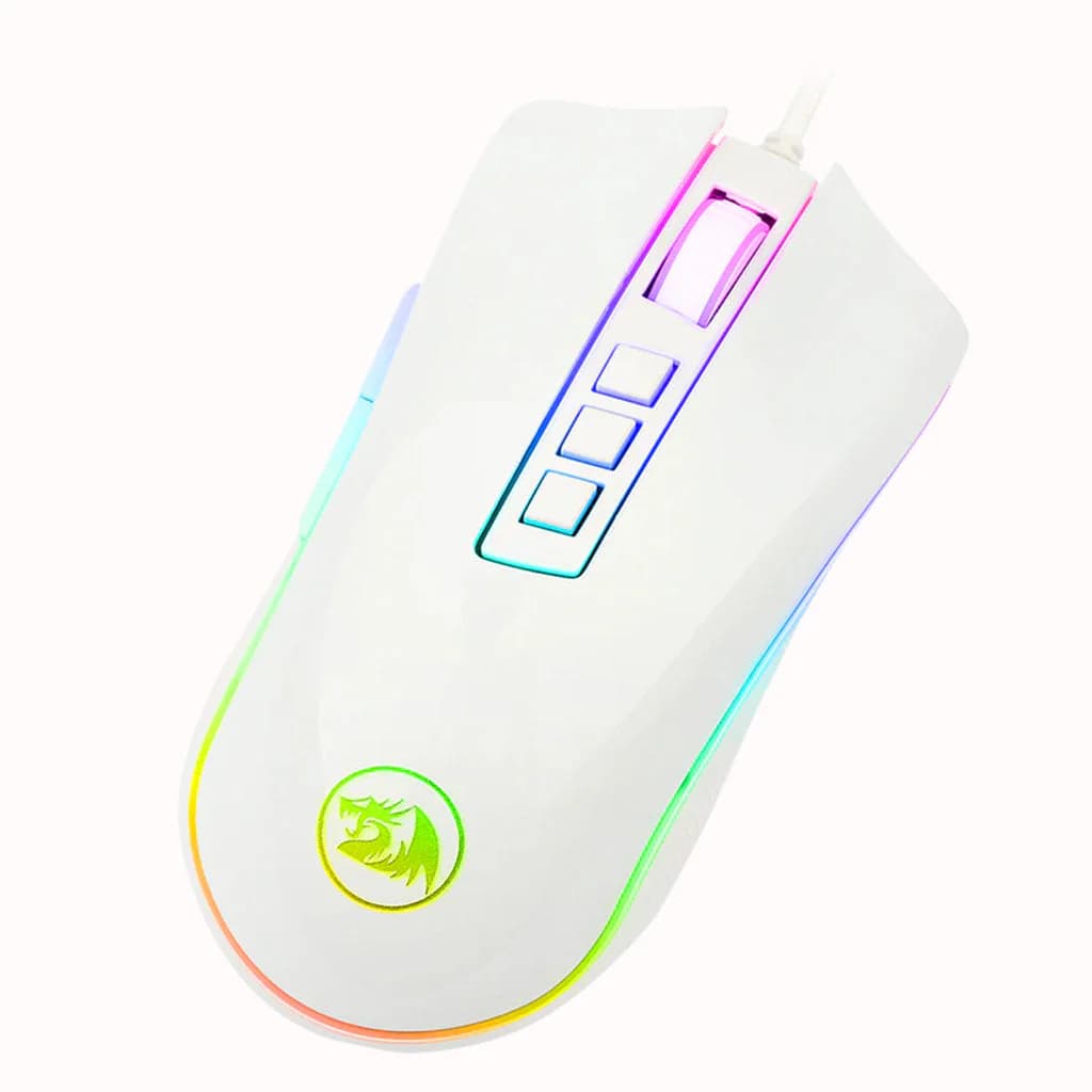 MOUSE REDRAGON M711 COBRA WHITE WIRED 3
