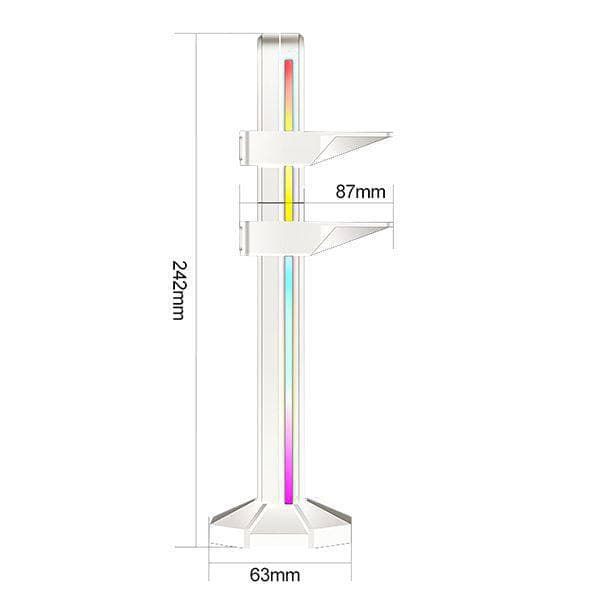 GPU HOLDER AIGO ARGB DL240 WHITE EDITION 2