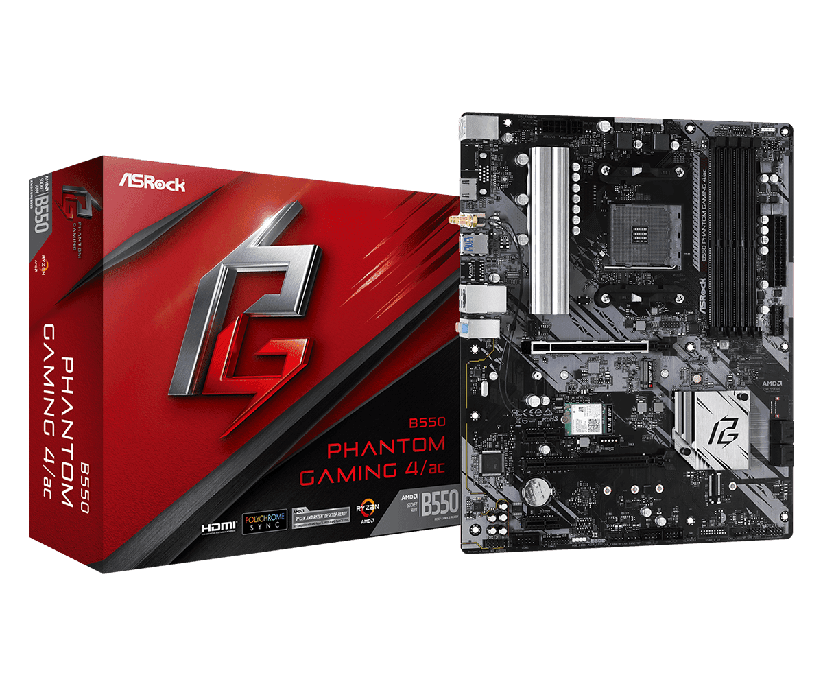 MB ASROCK B550 PHANTOM GAMING 4 AC