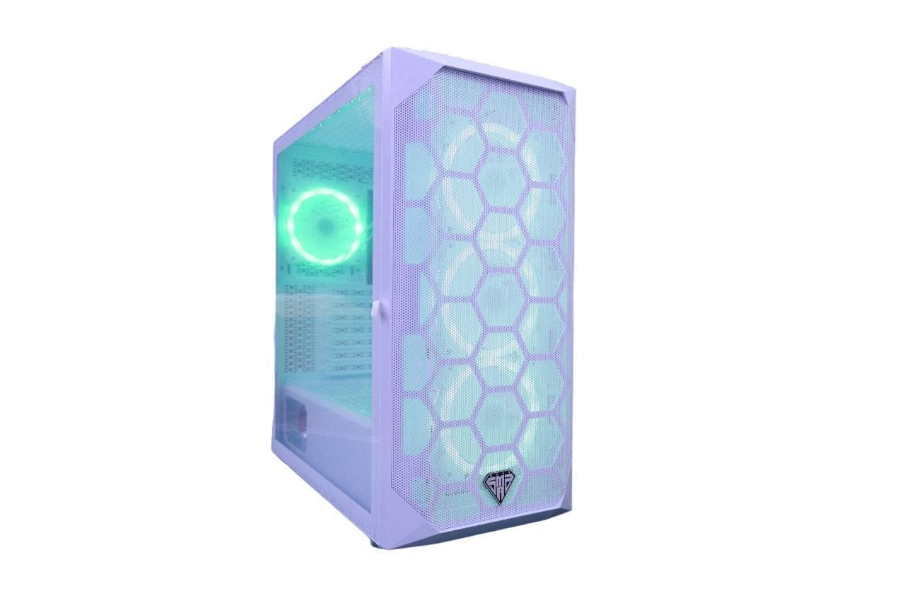 CASE MASS M05 WHITE WITH 4 FANS