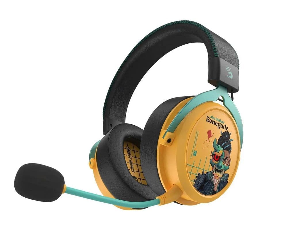 HEADSET BLOODY MR595 RENEGADE SUNSET WIRE + WIRELESS + BLUETOOTH 3