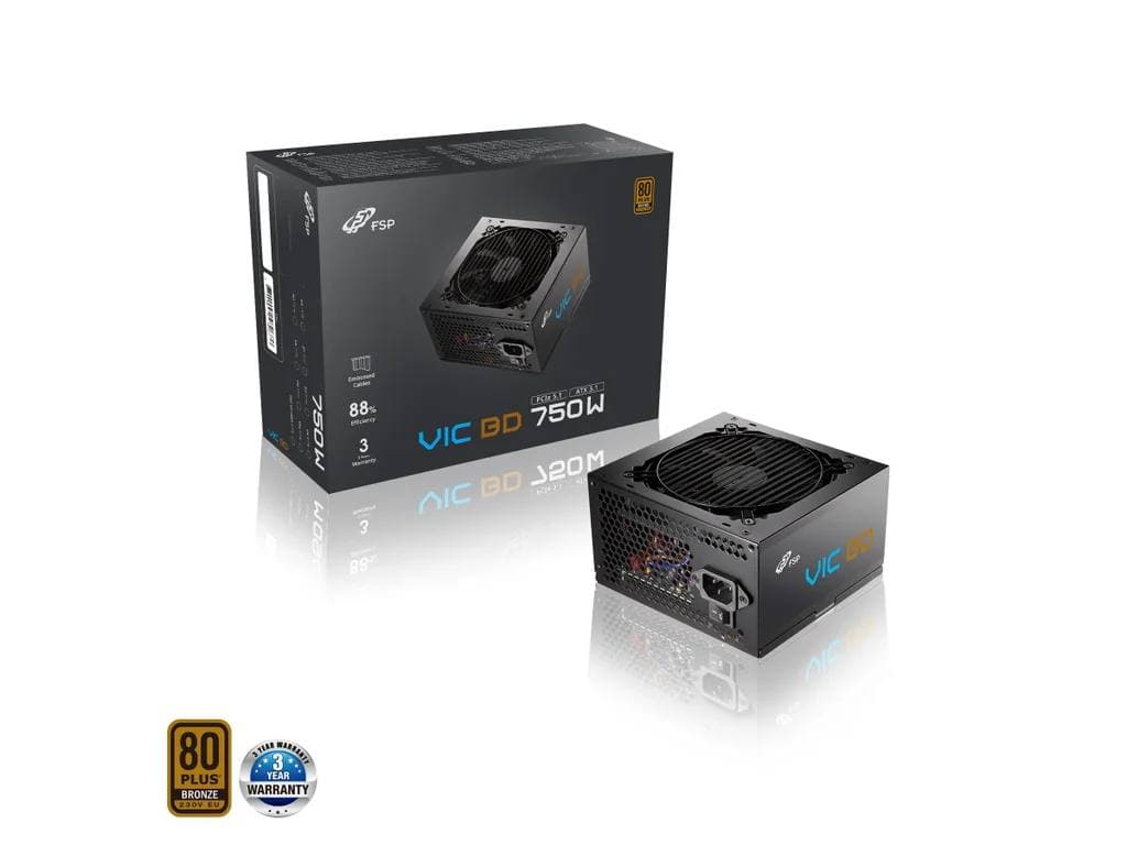 PSU FSP VIC 750W BRONZE NON MODULAR ATX 3.1