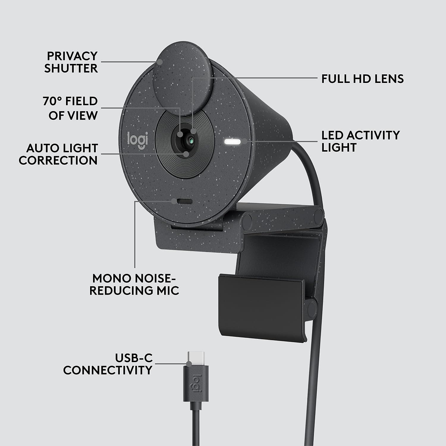 WEBCAM LOGITECH BRIO 300 FULL HD 2