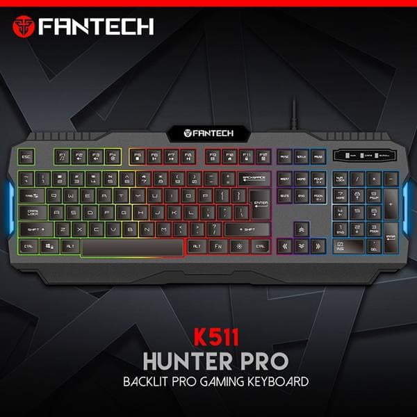 KEYBOARD FANTECH K511 HUNTER PRO NON MECHANICAL