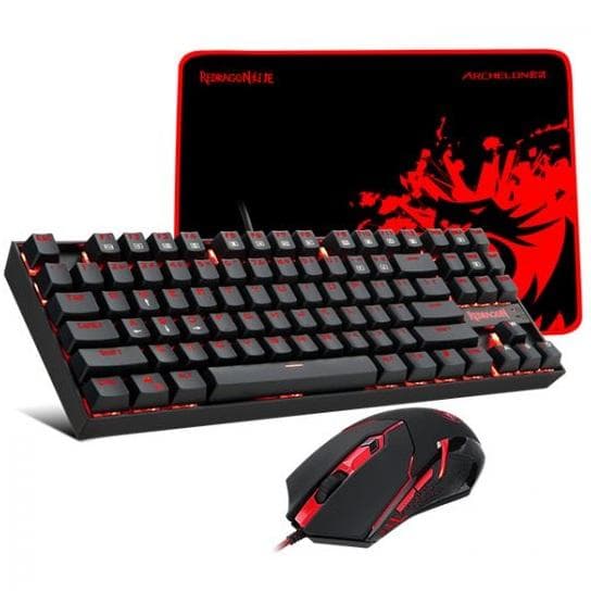 KIT REDRAGON K552 3 IN 1 KB+MOUSE+PAD 2